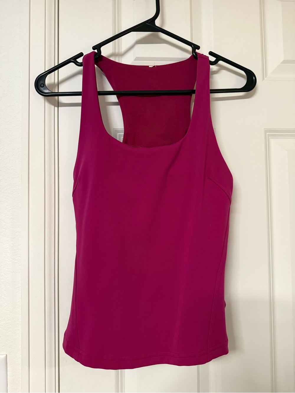 Lululemon Women’s Pink Racerback Athletic Tank Top Built In Bra